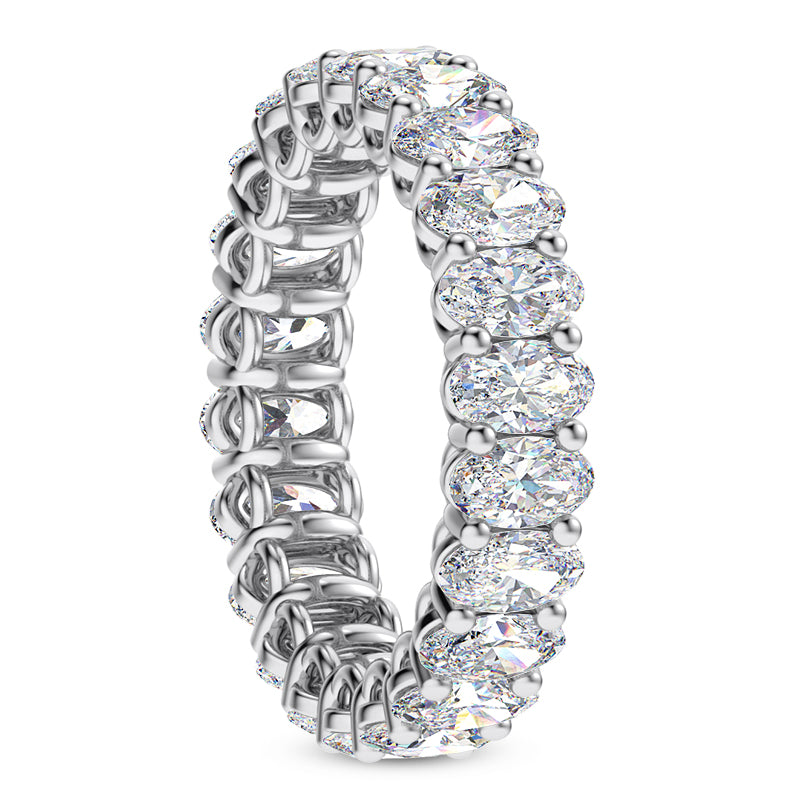 Oval Cut Eternity Band
