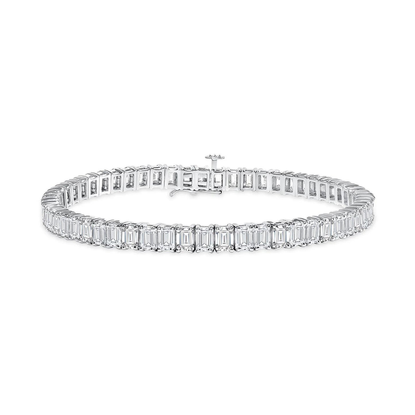 Emerald Cut Tennis Bracelet