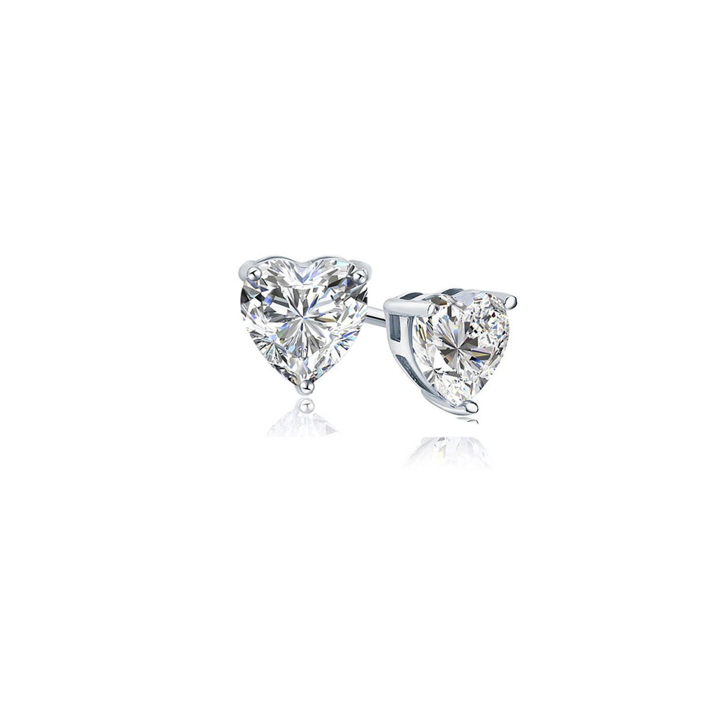 Heart Cut Studs