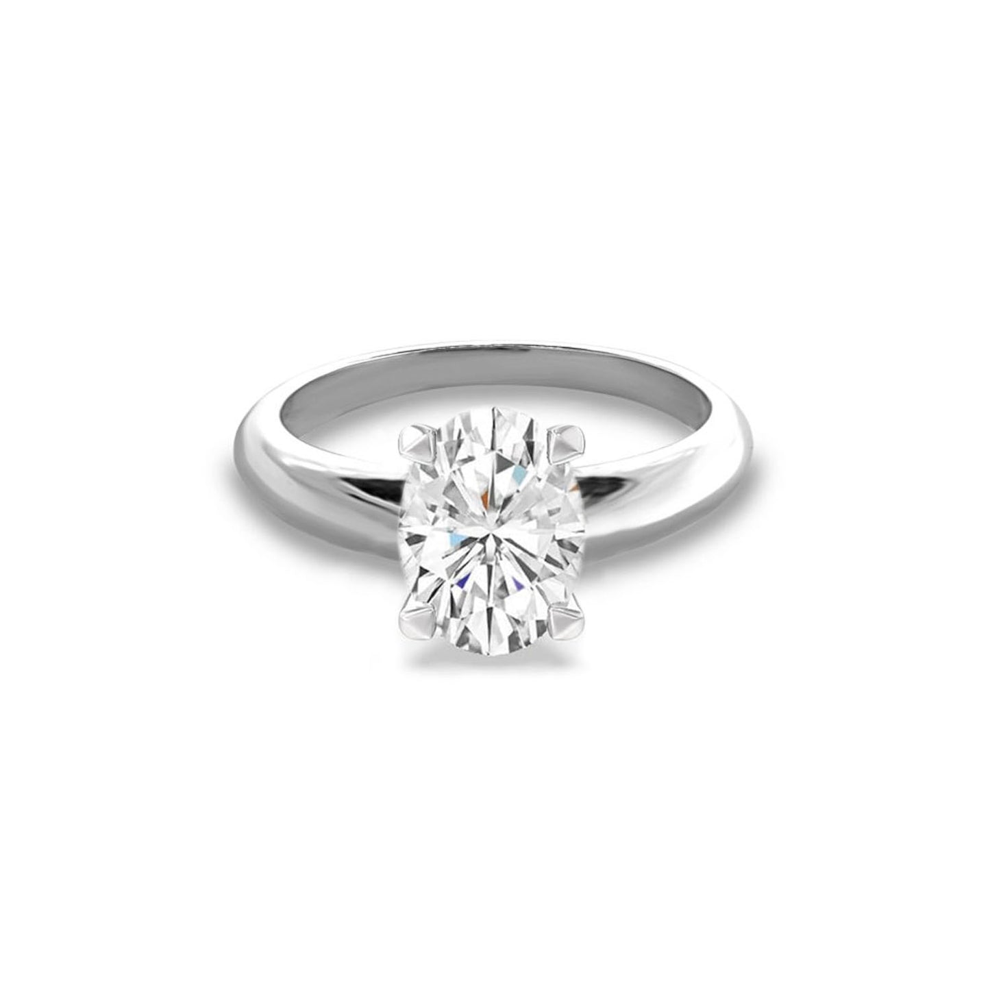 Oval Cut Solitaire Engagement Ring
