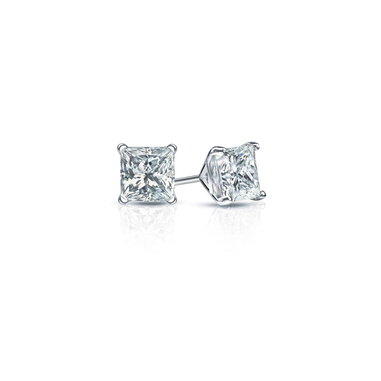 Princess Cut Studs