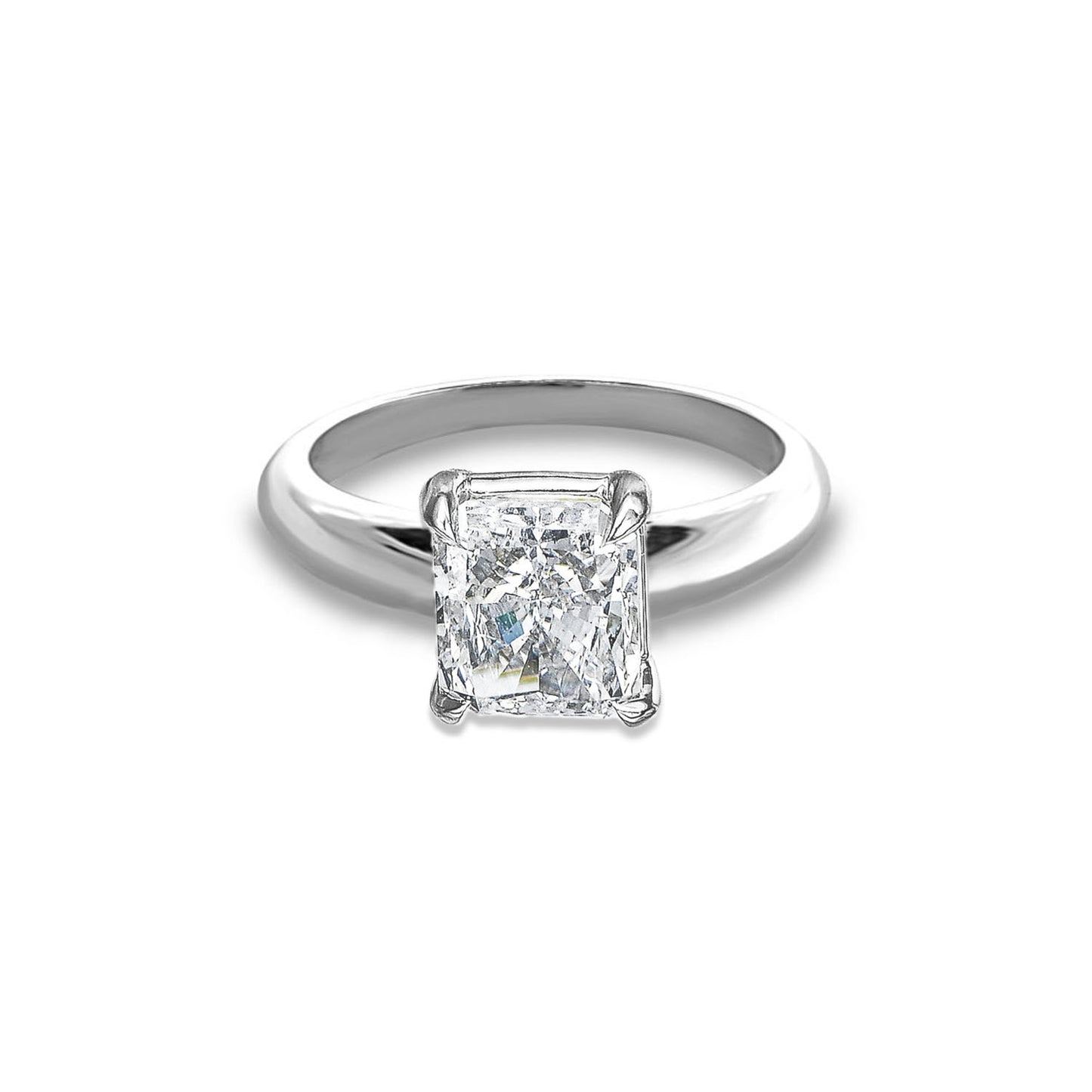 Radiant Cut Solitaire Engagement Ring