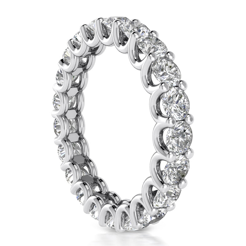 Round Cut Eternity Band