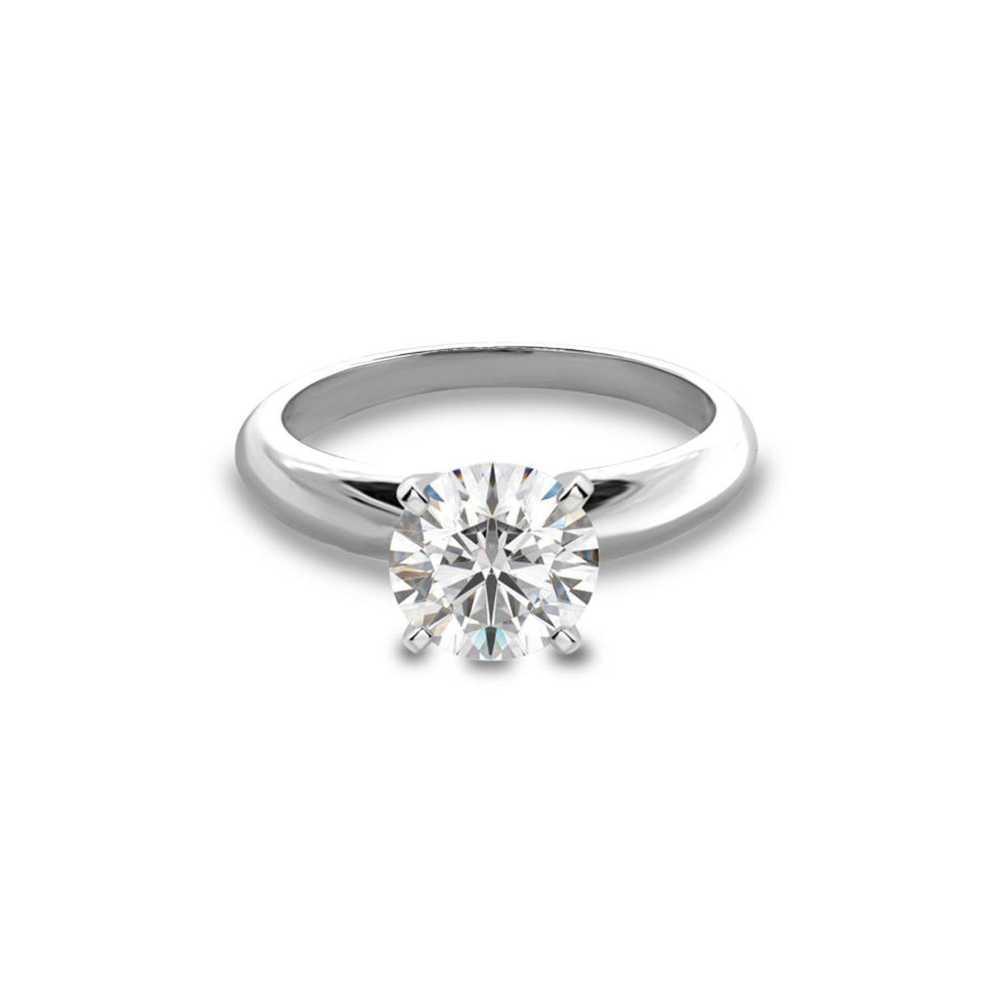 Round Solitaire Engagement Ring